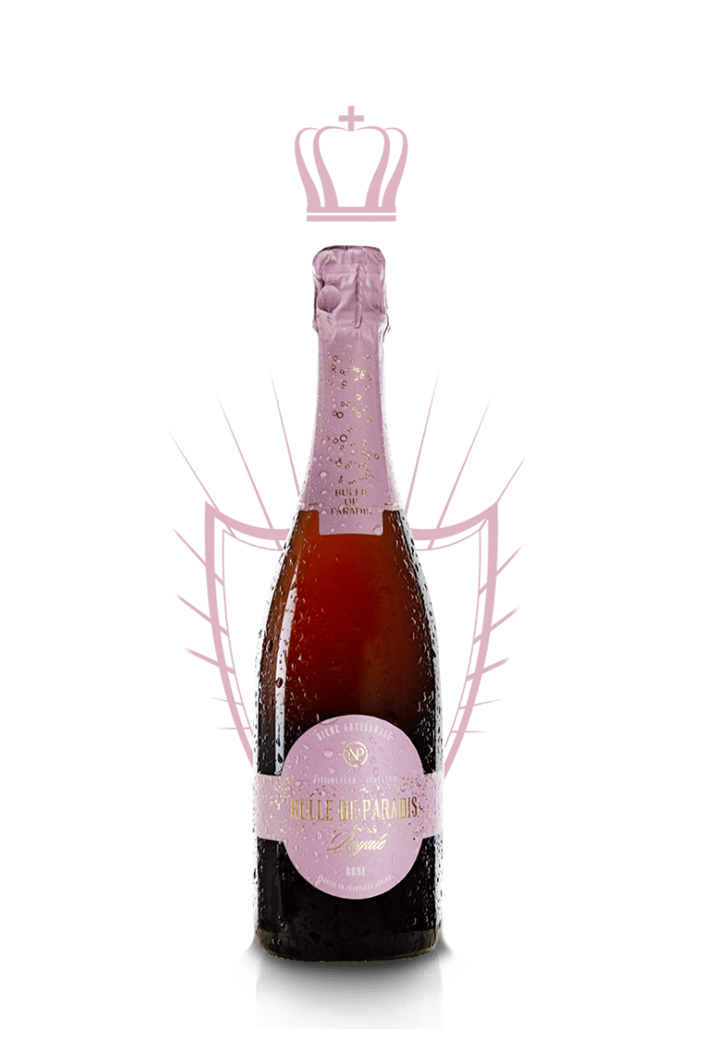 Bière royale rosée artisanale - Domaine Nicolo & Paradis